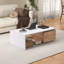 Floor Shelf Coffee Table with Storage