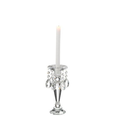 Crystal Tabletop Candlestick