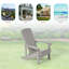 Chaise de patio en plastique Adirondack-902566102