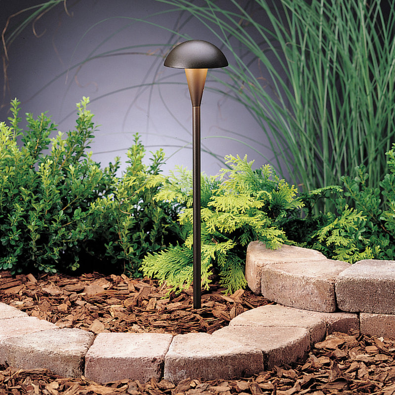 Chikaima Low Voltage Pathway Light, Architectural Bronze