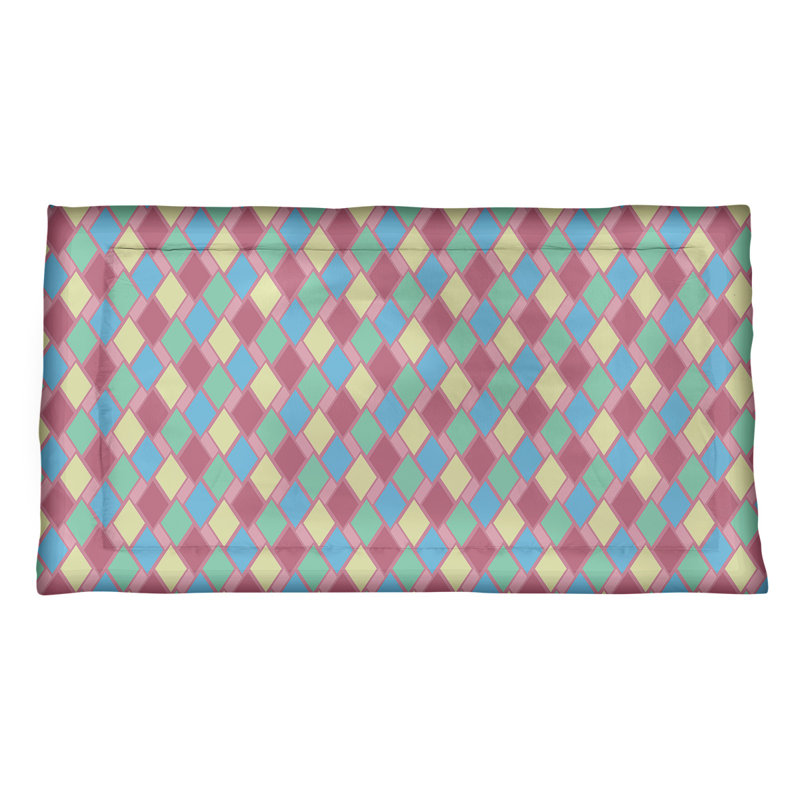Enveloppe taie décorative Katelyn Elizabeth, Standard, Polyester, Ciel rose
