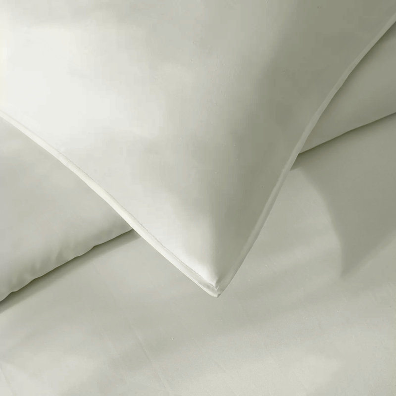 Silken Sateen TENCEL Duvet Cover Set , Gray, Queen