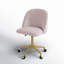 Chaise de travail rembourrée à hauteur ajustable Ramonne-664524410