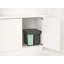 Bac de recyclage en plastique à double compartiment Sort & Go, 2,6 + 2,6 + 5,3 gallons