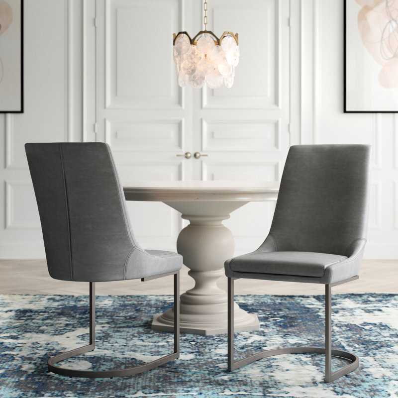 Joss & Main Eloise Metal Solid Back Side Chair & Reviews | Wayfair