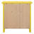 Yellow Nightstand with Drawer and Storage Cabinet, Fully Assembled Bedside Table