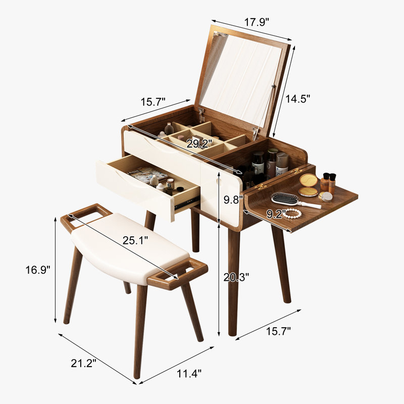 Dressing Table with Mirror