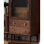 Petite armoire d'appoint à petite porte en verre