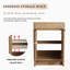 24" Freestanding Bathroom Vanity With White Ceramic Sink & 2 Soft-Close Cabinet Doors ((KD-PACKING),BVB02424IMO-G-BL9060B