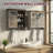 Bathroom Wall Cabinet Over Toilet with Adjustable Shelves, Medicine Cabinet Storage Organizer for Bathroom Kitchen Garage, Hanging Towel Hook, Space Saving-1838770644