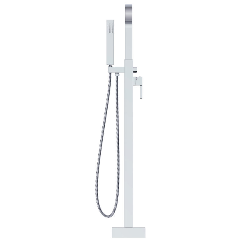 Saket Floor Tub Spout with Diverter