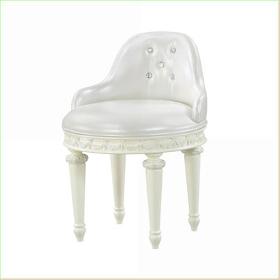Fauteuil d'appoint pivotant à finition ivoire Dorothy 360, chaise seulement, sièges rembourrés pour adultes