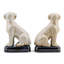 Porcelain Dog Figurines Pair