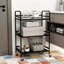 Anizoba 75cm H x 48cm W Utility Cart with Wheels-832928091
