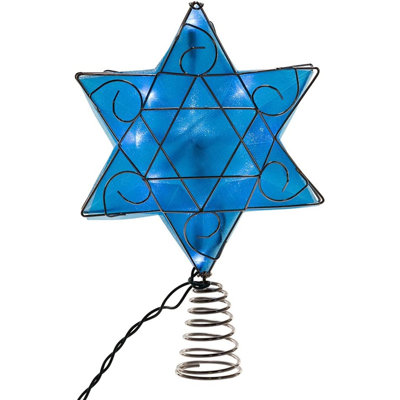 11'' Shell / Capiz Lighted Tree Topper
