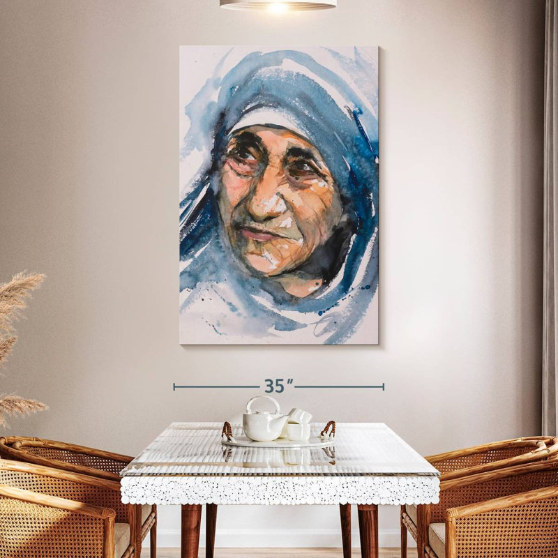Leisha Mother Teresa, H 51 po x l 34 po