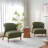 Deanda No Assembly Upholstered Solid Wood Armchair-114248039