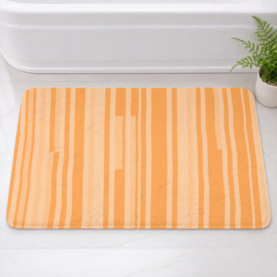 Tapis de bain à rayures verticales