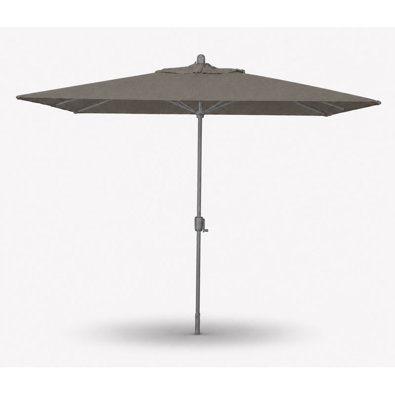 SunbUmbrella 9 pi 10 po x 6 pi 6 po Olivier, Gris en vedette, Sunbrella® Spectrum graphite à tissage uni