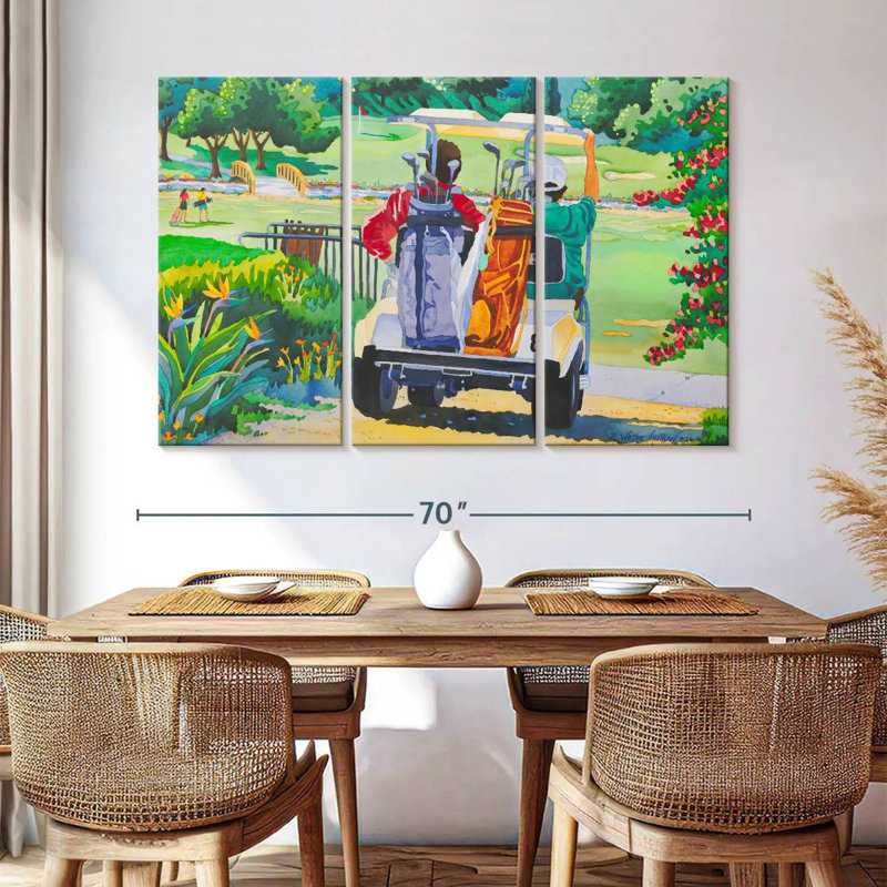 Senne The Golfers, H 42 po x l 65 po