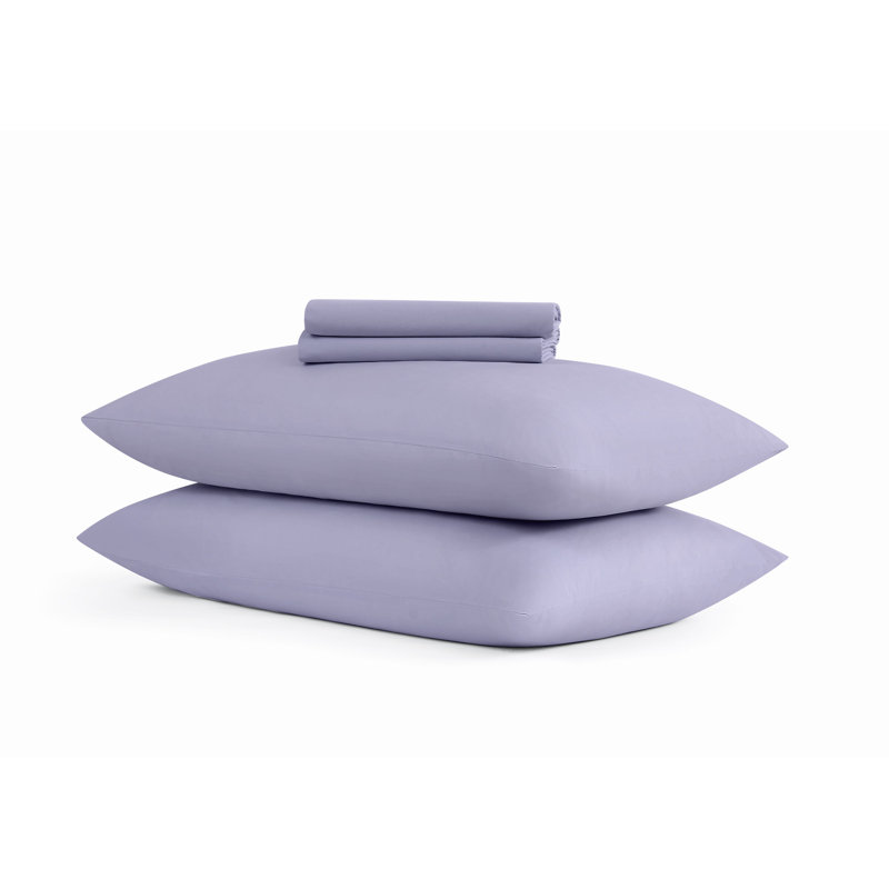 The Farmhouse by Rachel Ashwell Washed Cotton Sheet Set, Twin Sheet Set with 1  Pillowcase, Lavender