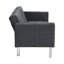 Lounge With Breathable Fabric And Style Gray Bed Adjustable Positions-706892891