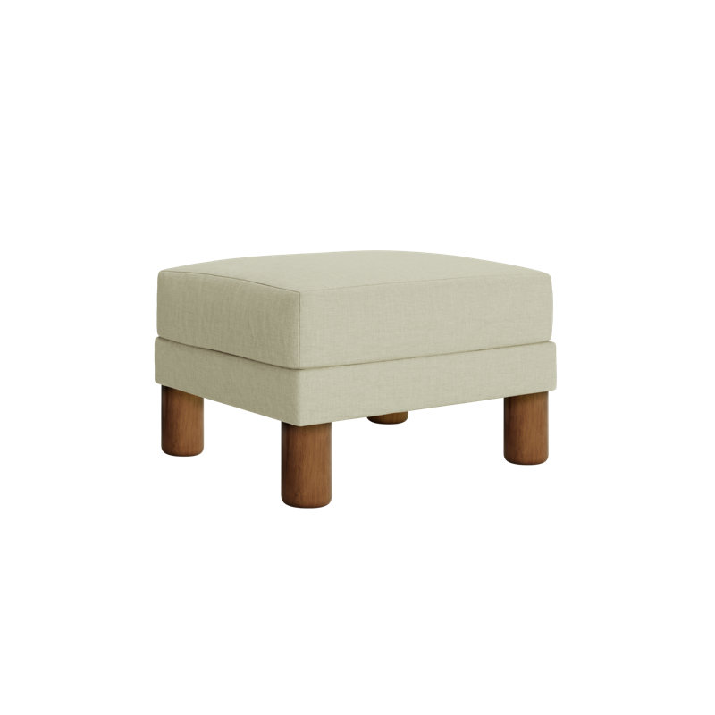 Essential Ottoman, Natural Hemp Blend, Cylinder