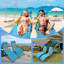 Chaise de plage pliante avec coussins-98834751