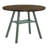 Hadrie Extendable Round Solid Wood Base Dining Table-1854172997
