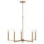  Lustre linéaire moderne à 5 lumières de style bougie-547101399