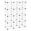 Bibliothèque en plastique H 48,4 "x l 36,6"-999517991
