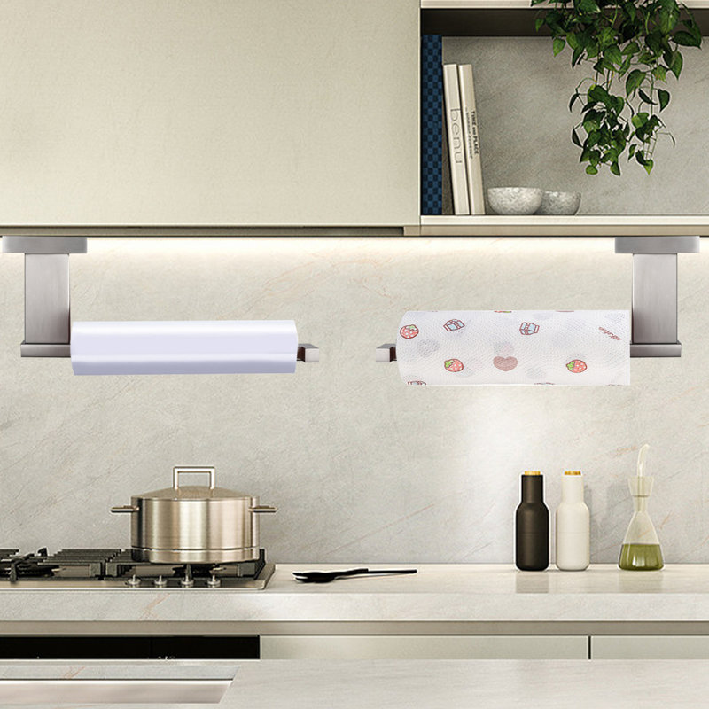 Anneau à serviette pour salle de bain, Nickel brossé