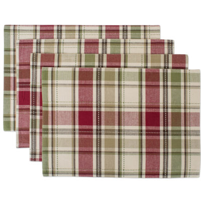 Kenilworth Cotton Plaid Rectangle Placemat
