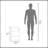 Stylish 25.7" H X 15.7" W Narrow  Mirror Medicine Cabinet, One Door With Three Interior Shelves For Bathroom, Kitchen -1584198635