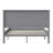 Eymen Modern Solid Wood Platform Bed with Headboard and Wooden Slats-87920004-87920002