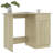 Desk Standing Computer Desk Office Desk with Drawer Engineered Wood-772237566
