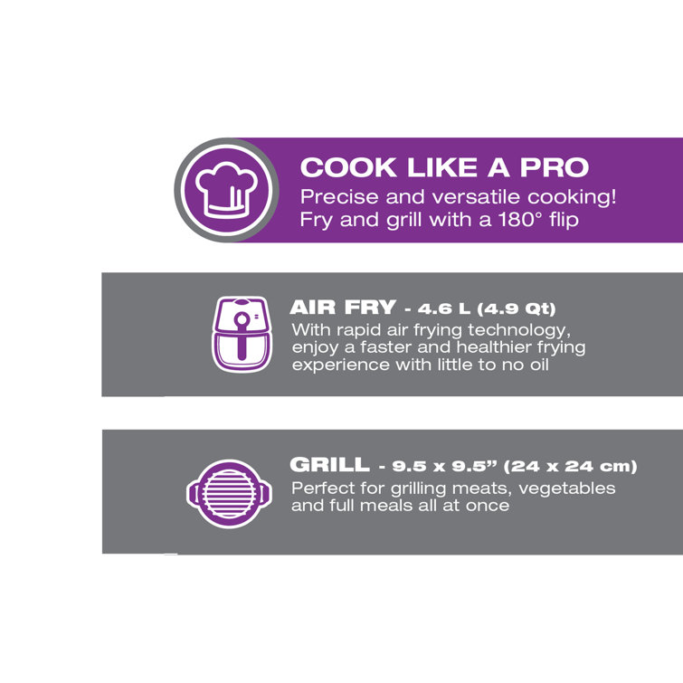 Discover the 2-in-1 Air Fryer and Grill