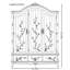 Garde-robe à trois portes American Classic