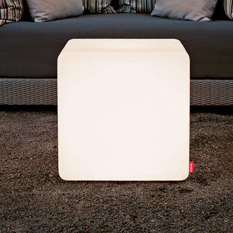 Ailep End Table, White