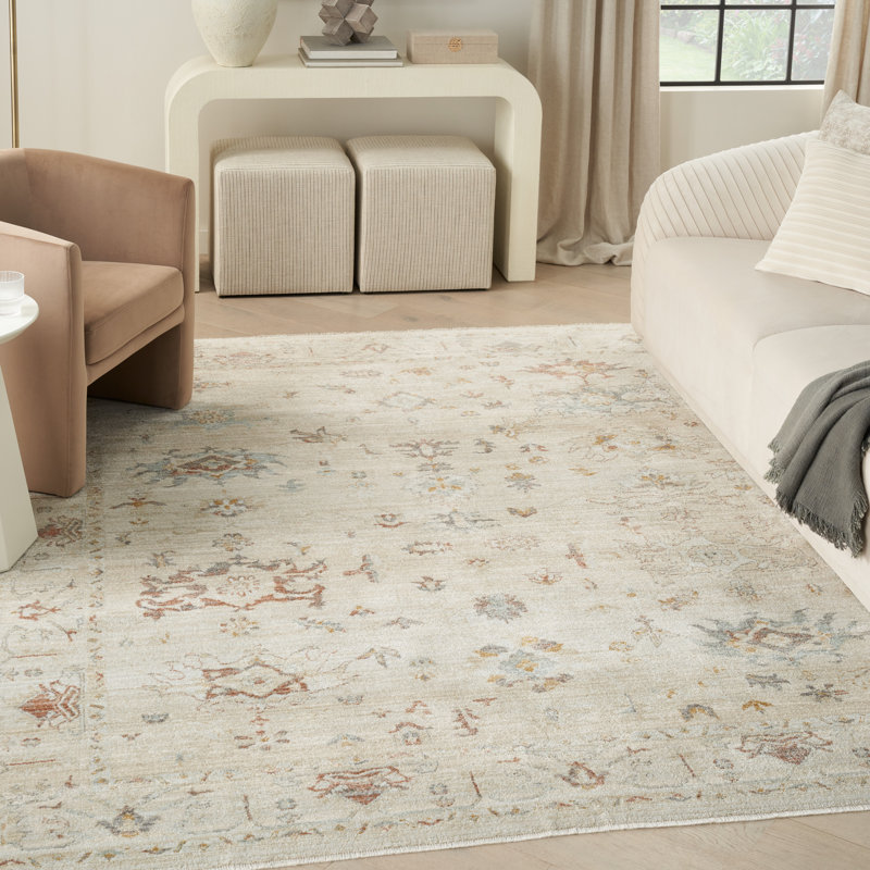 Louque Oriental Indoor Rug, Rectangle 5'3" x 7'10"
