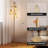 68" Industrial Farmhouse Floor Lamp With 3 Teardrop Cages & 3 Dimmable Led Edison Bulbs, Tall Standing Lamp For Living Room, Bedroom, Office-1742472000