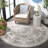 Brysin Oriental Machine Woven Power Loom Polypropylene Area Rug in Ivory/Gray-1814913767