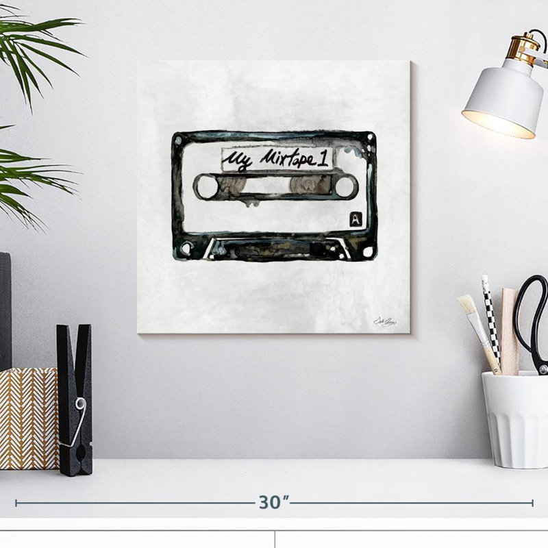 Abarca Retro Cassette I, H 16 po x l 16 po