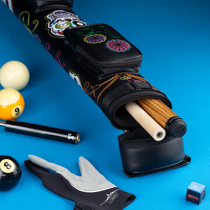 34" Calavera Pool Cue Case