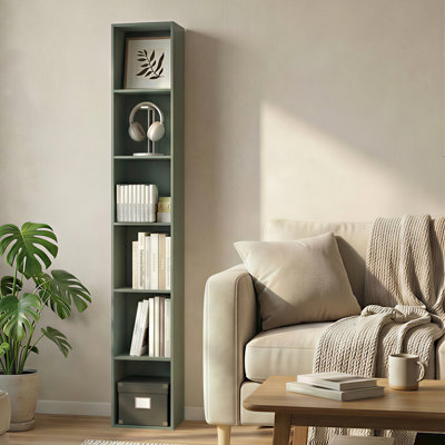 Wrought Studio? Chontel 6-Tier Open Shelf Bookcase