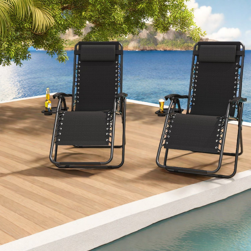 Chaise longue de qualité supérieure à zéro gravité, fauteuil inclinable en métal pour espaces polyvalents