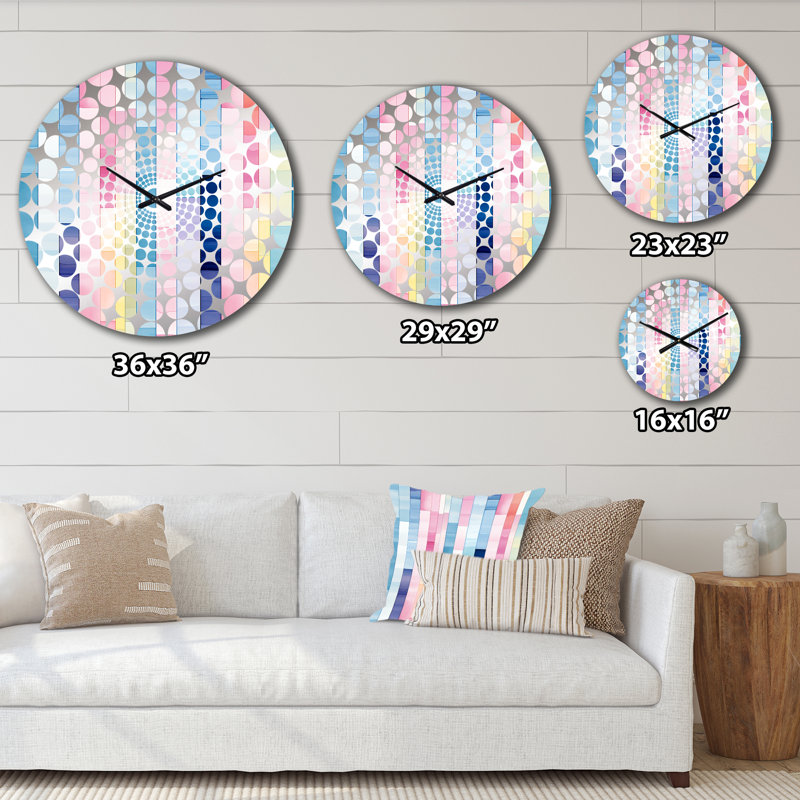 Liem - Horloge murale rayée, Petit