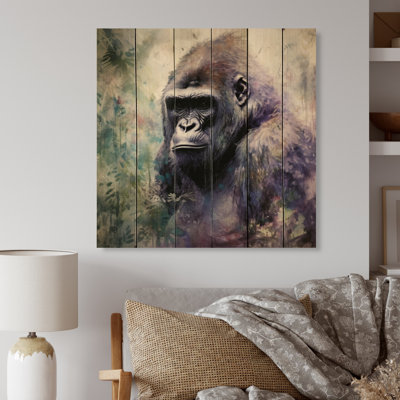 Bonsell puissant gorille primat II sur bois