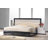 Jinn Upholstered LED Lighted High Gloss Platform Bed -2003296315