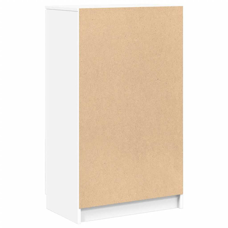 Meuble à chaussures Hokku Designs 23,2 po x 13,8 po x 39,4 po Bois d'ingénierie, Blanc